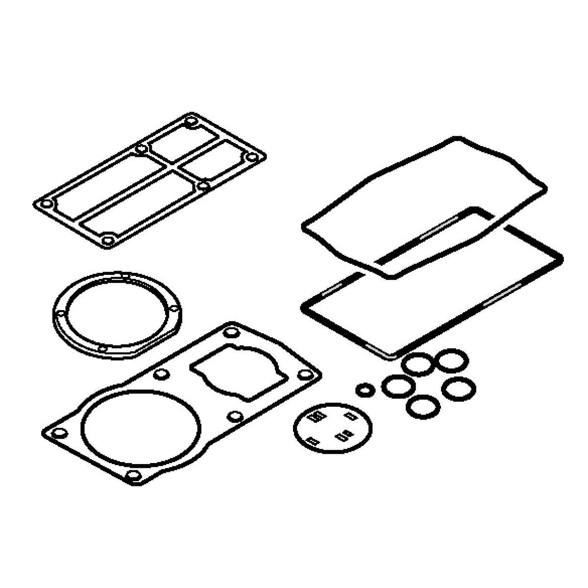 Reparaturkit Kolbenverdichter MPK Dichtungskit TS 4HP