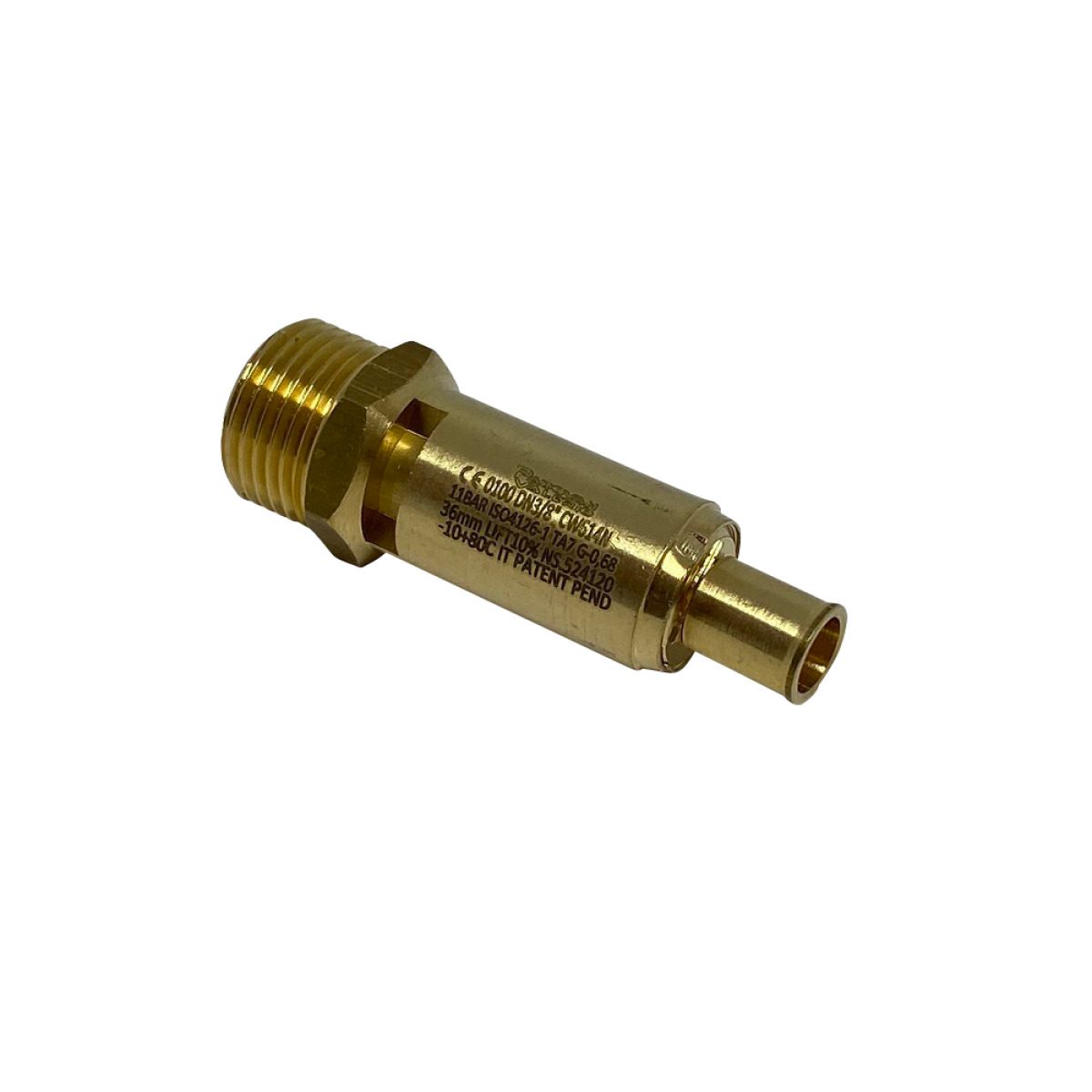 Überdruckventil 3/8 Zoll 11 bar TR PED AEROTEC  