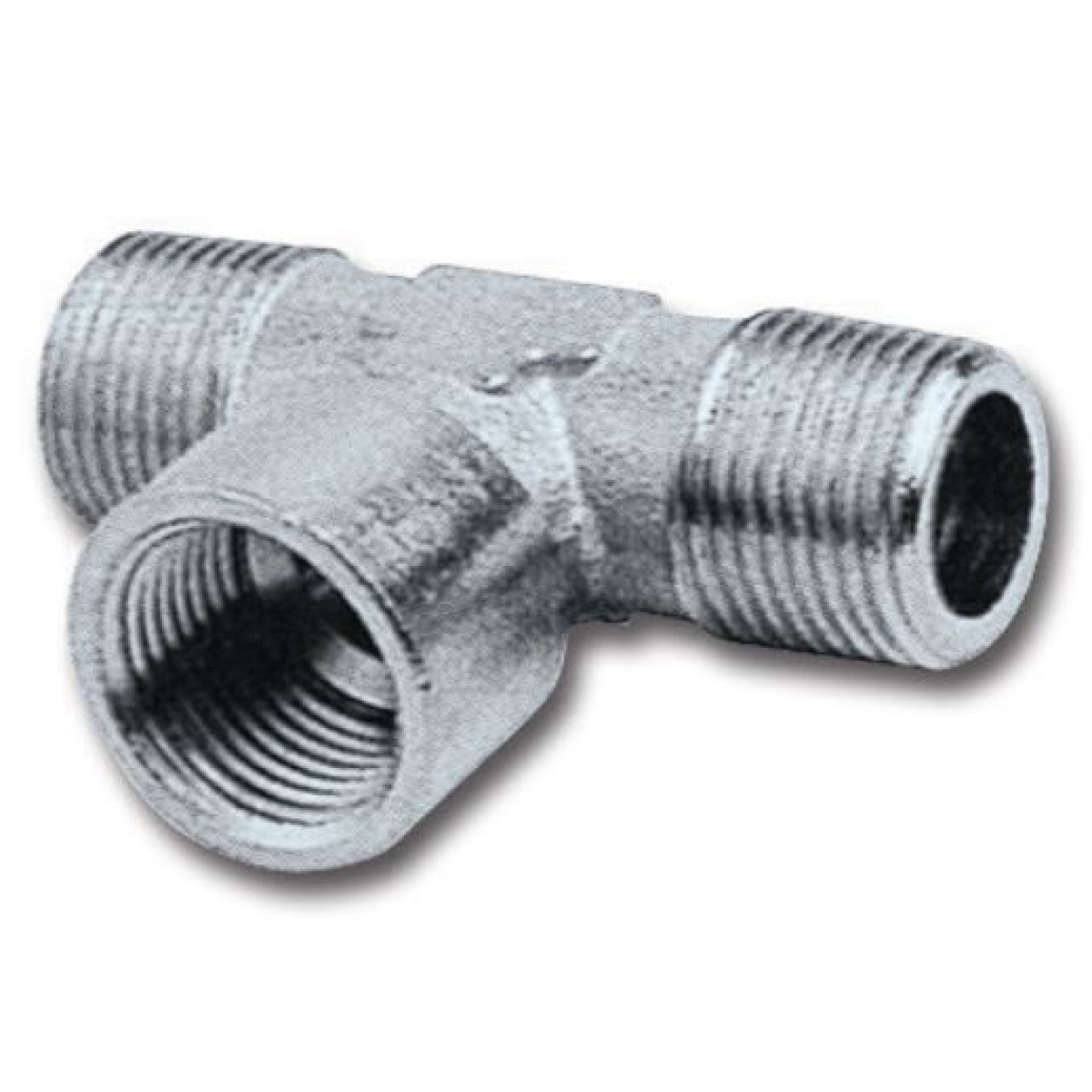 Konisches T-Stück mit mittigem Innengewinde, 3-8 Zoll