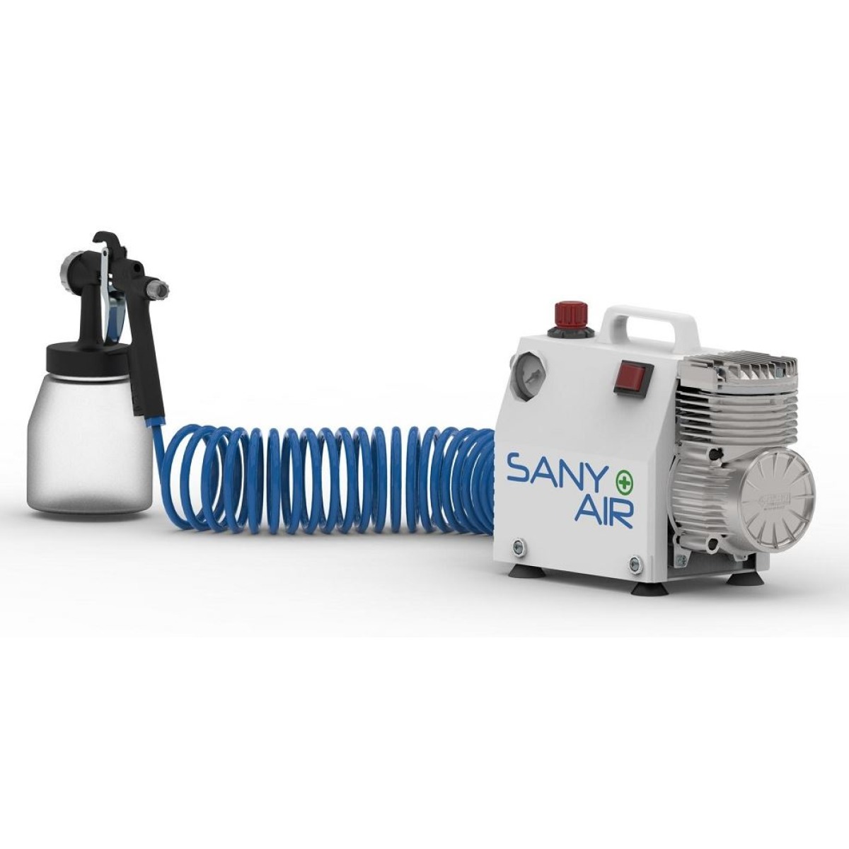 Aerotec SANY AIR Komplettpaket -KOMBI KIT Desinfektion und Lackierkompressor