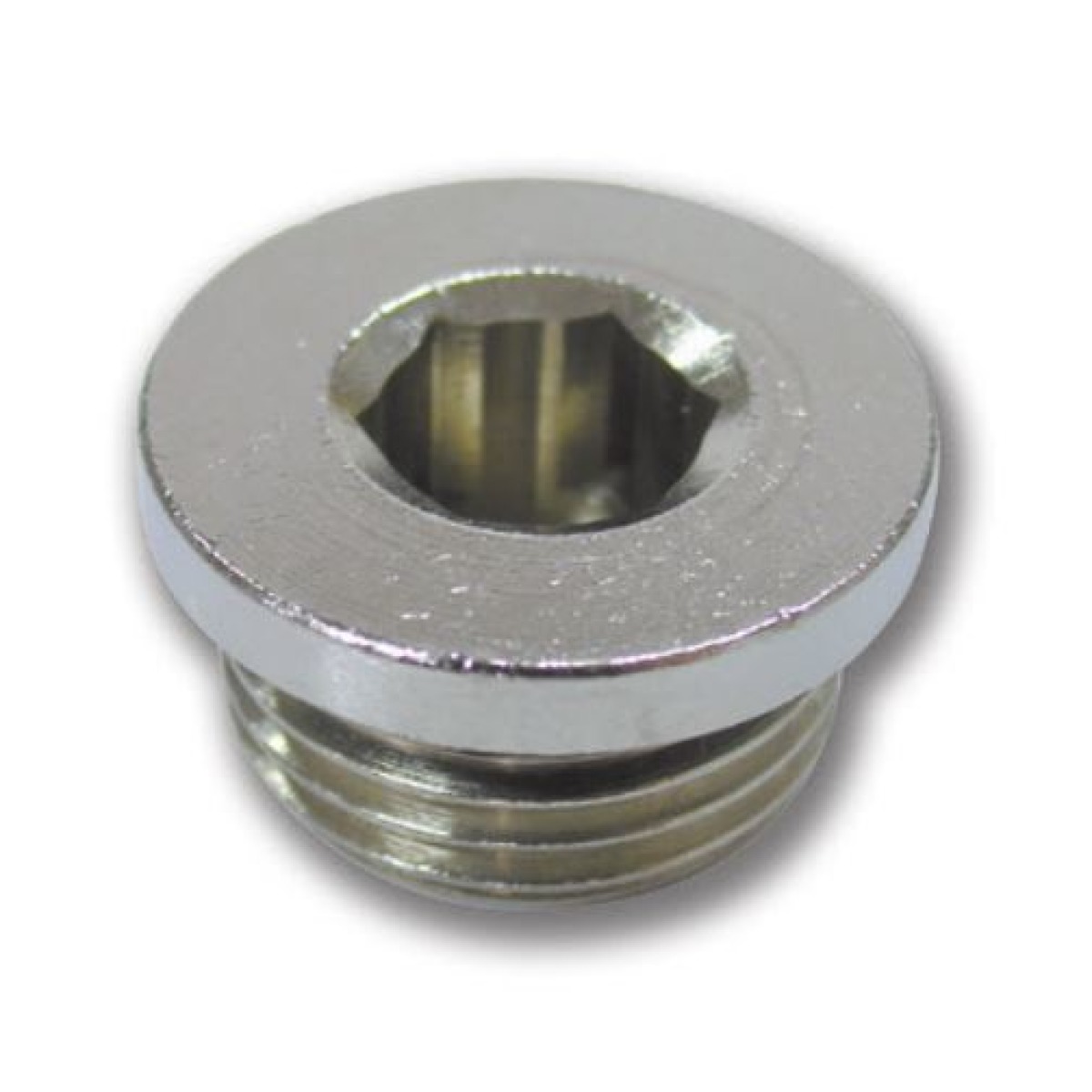 Zylindrischer Einschraubstopfen, 6-Kantloch, 1-4 Zoll