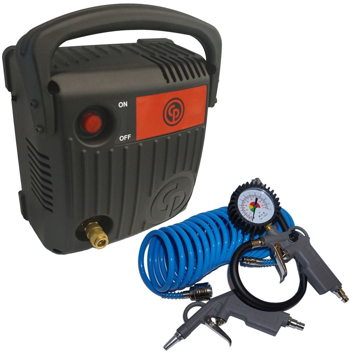 Chicago Pneumatic Kompressor CPRB O15 PS ÖLFREI inkl Druckluftset