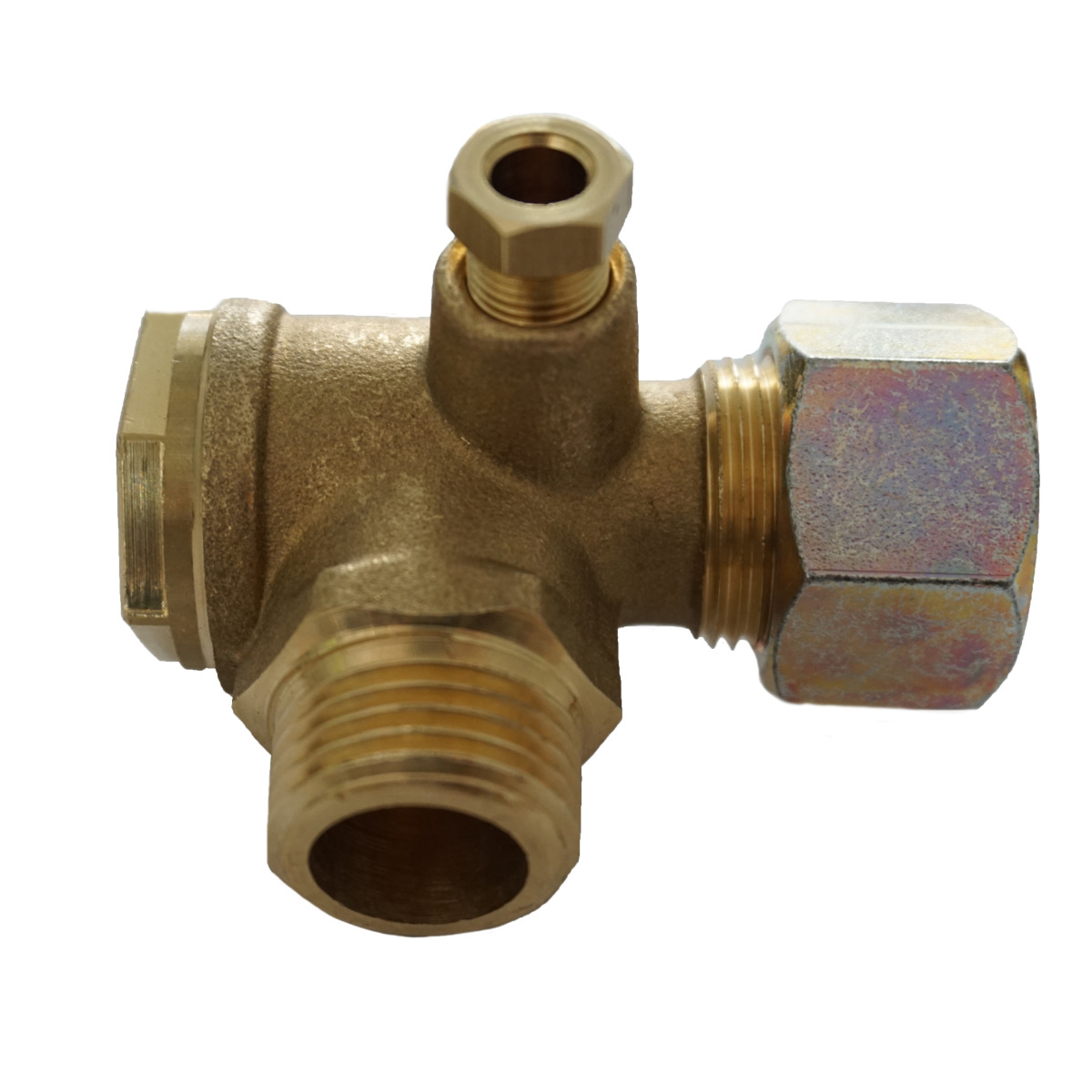 Rückschlagventil 3-4 Zoll AG - 14 mm Rohr - Entlastungsanschluss