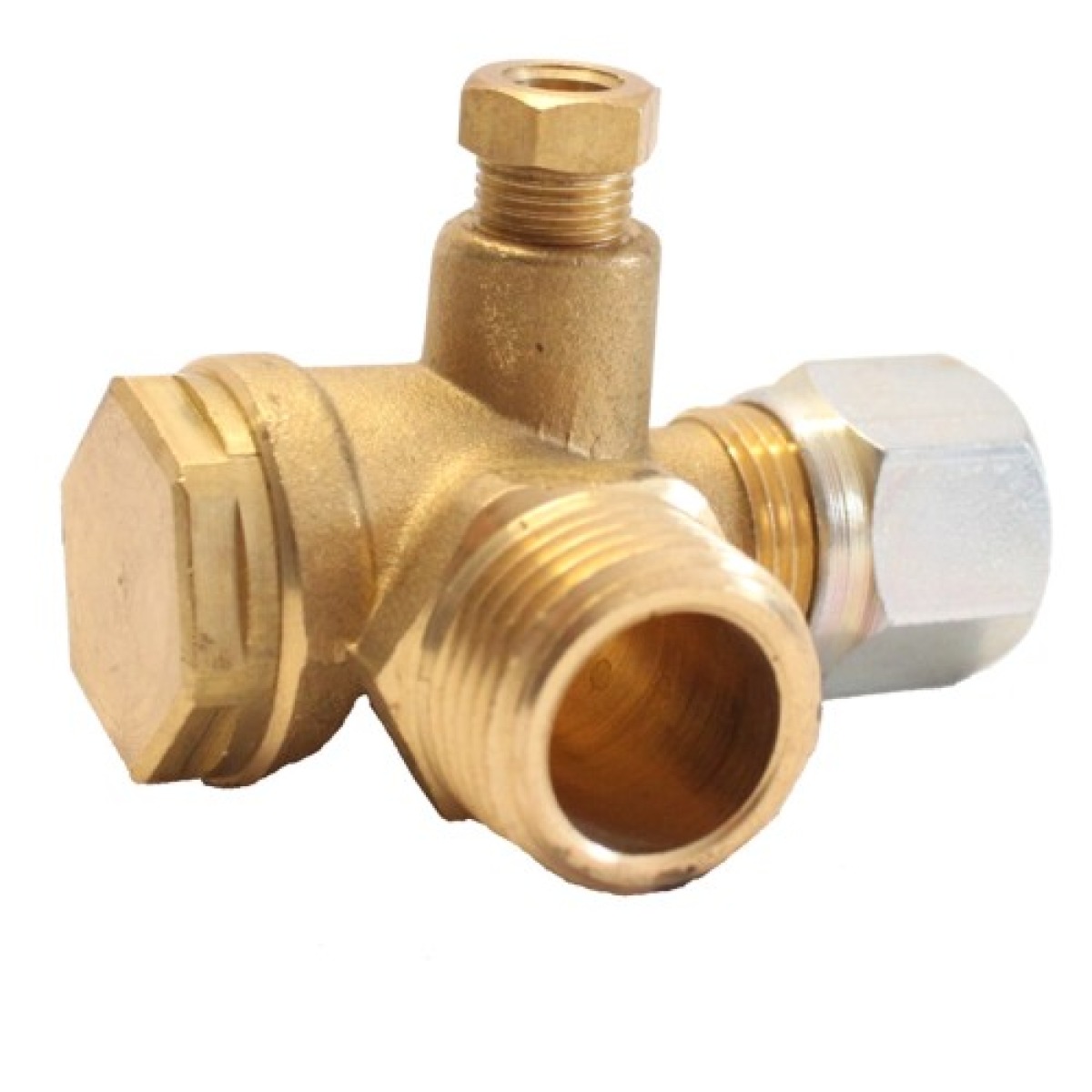 Rückschlagventil 1-2 Zoll AG - 10 mm Rohr Konussitz