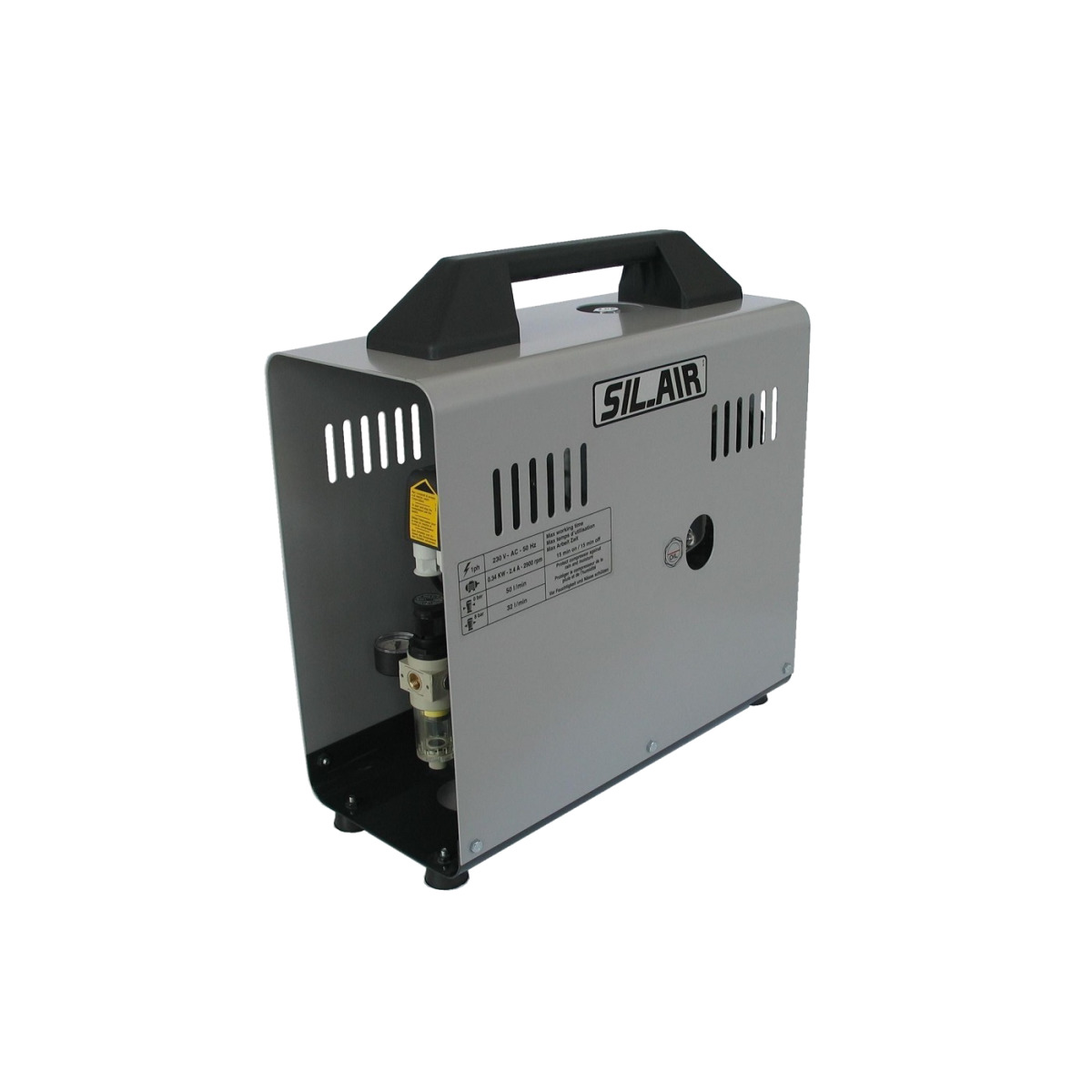 SILENT 50 COMPACT Airbrushkompressor - 8 bar - super leise