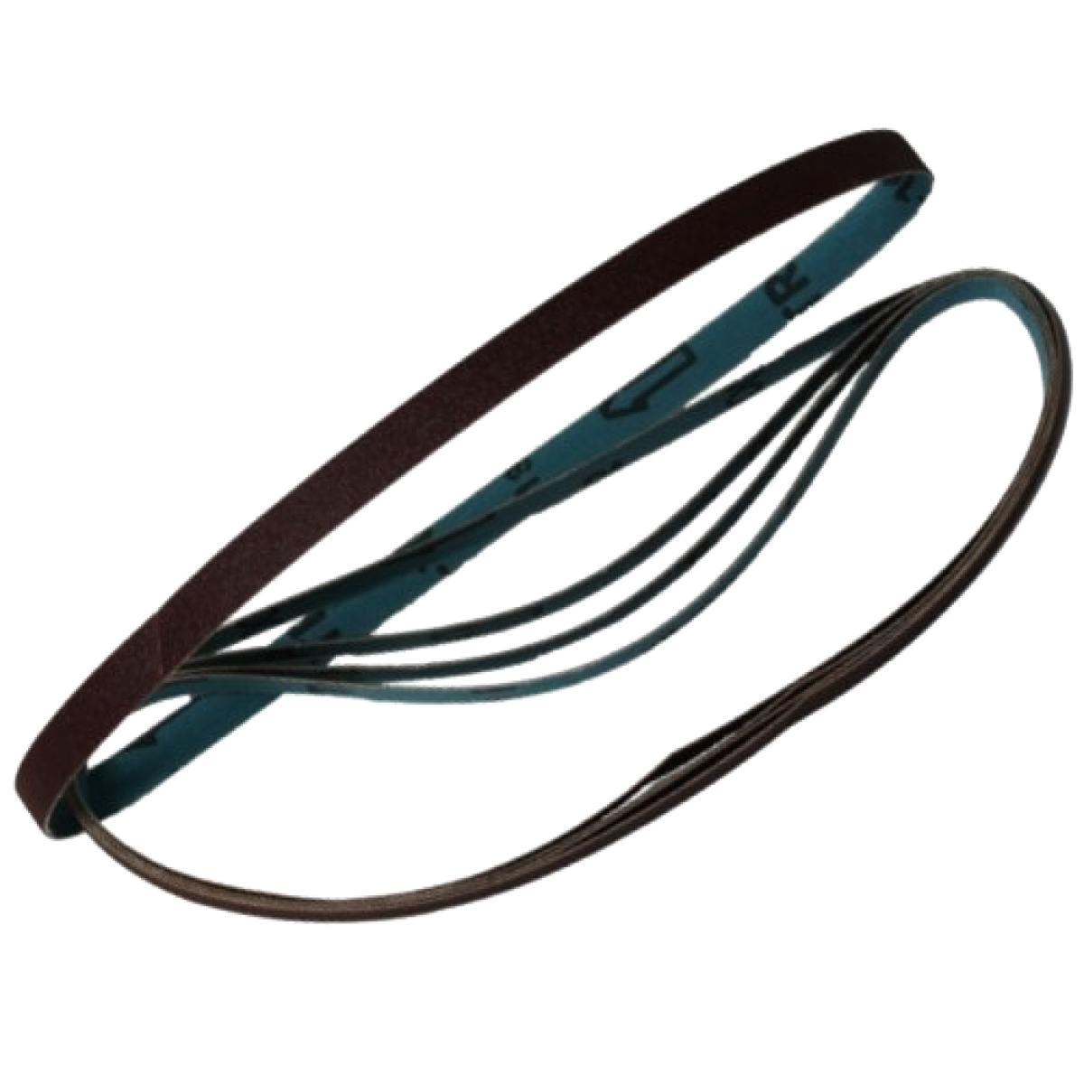 5x Ersatz-Schleifbänder 12,7 x 610 mm - Körnung 100